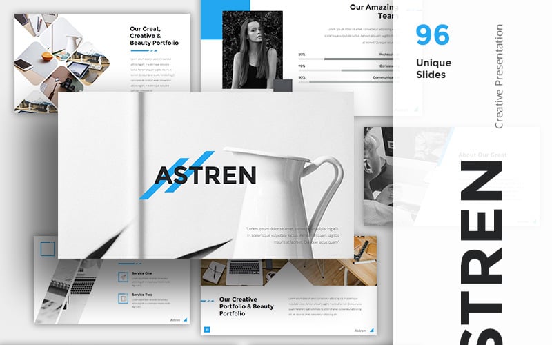Astren Creative PowerPoint template