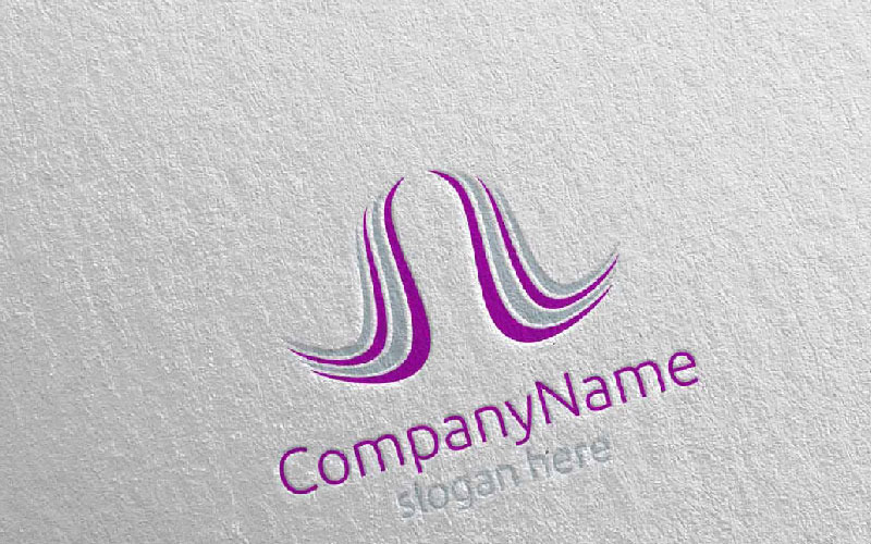 Download Шаблон логотипа "Beauty salon Vector Design Logo Template" / Beauty salon Vector Design Logo Template - Шаблон логотипа на тему графика illustration female woman skincare makeup boutique hairstyle hair salon cosmetic face spa logo beauty fashion beautiful girl icon silhouette head