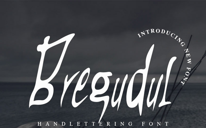 Bregudul Schriftart