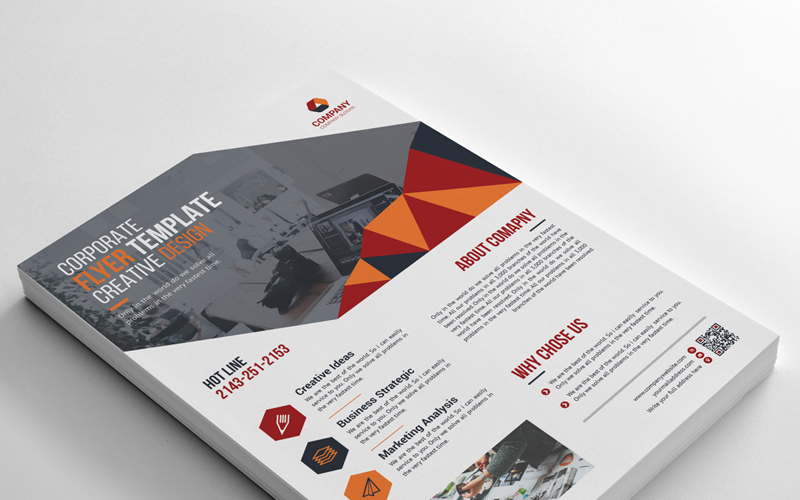 Download Фирменный стиль "Business Flyer - Corporate Identity Template" / Business Flyer - Corporate Identity Template - Фирменный стиль на тему графика psd flyer corporate liflet computer internet stationery poster id kit blue hi-quality official sample business logo professional modern art standard