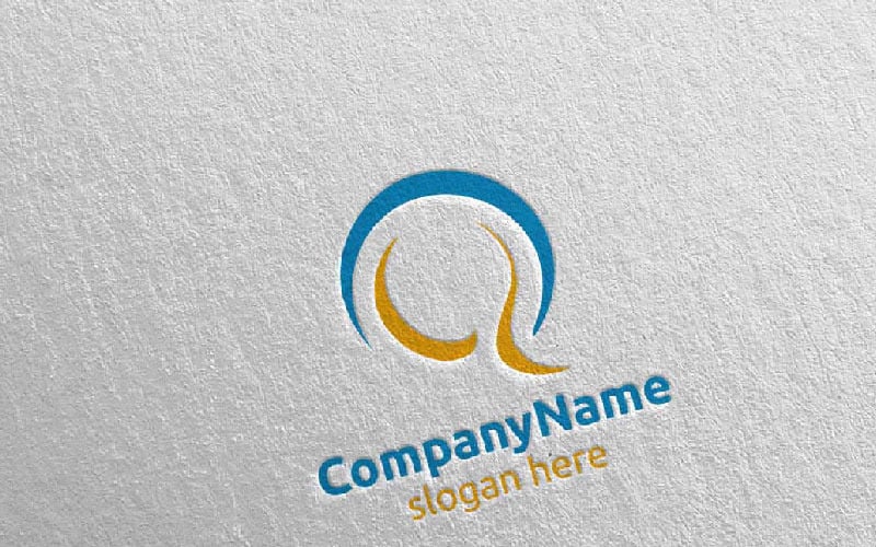 Modelo de logotipo do Letter Q Design 83