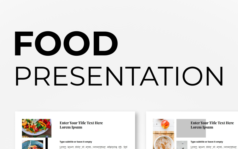 Madang - PowerPoint-sjabloon voor presentatie van eten en drinken