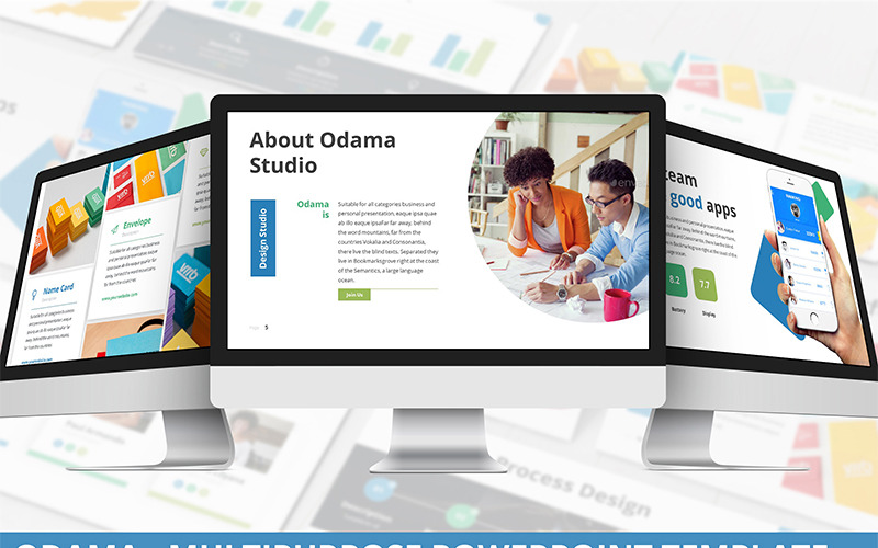 Odama – багатоцільовий шаблон PowerPoint