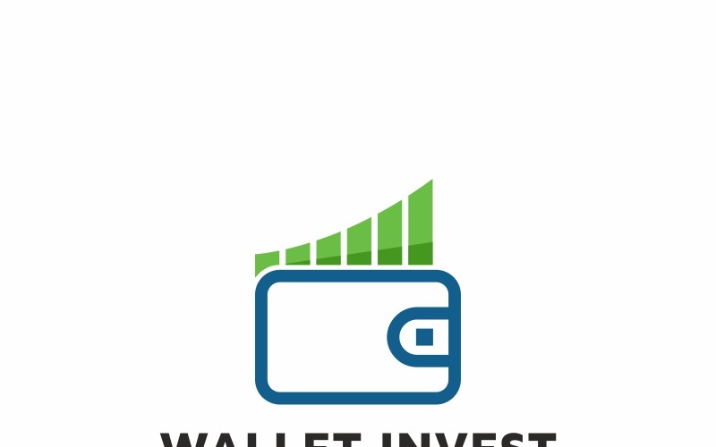 Download Шаблон логотипа "Wallet Invest Logo Template" / Wallet Invest Logo Template - Шаблон логотипа на тему графика accounting app bitcoin brand branding coin coins dollar dollars finance logo market money pocket money wallet web