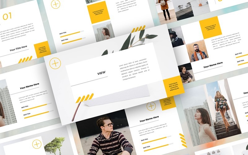 Bekijken - Creatief - Keynote-sjabloon