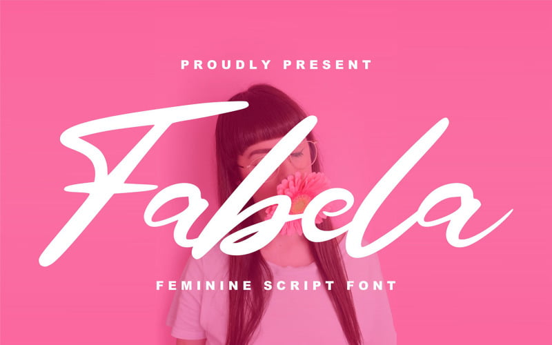 Fabela |女性的草书字体