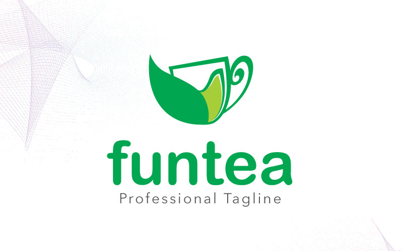 Download Шаблон логотипа "Funtea Logo Template" / Funtea Logo Template - Шаблон логотипа на тему графика brown cafe logo cafeteria coffee coffee brand stock cool cup generic modern professional shop unique