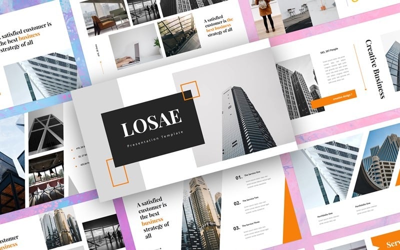 Losae - Modelo de negócios do Google Slides