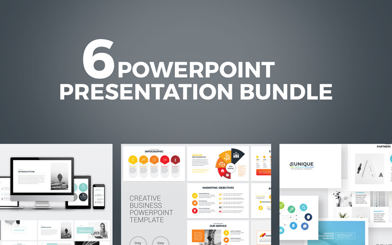 Modelo de pacote de apresentação de negócios para PowerPoint