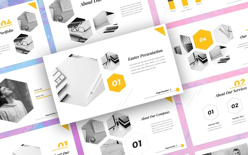 Pasen - Creatieve sjabloon Google-dia's
