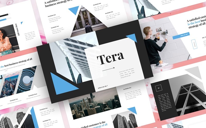 Tera – Business PowerPoint sablon
