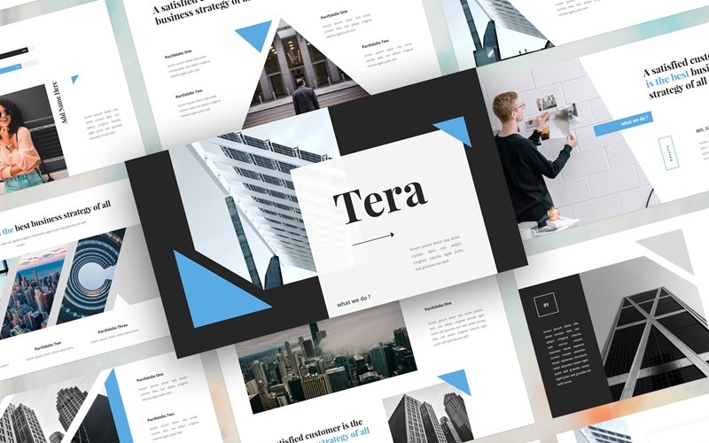 Tera-商业-主题演讲模板