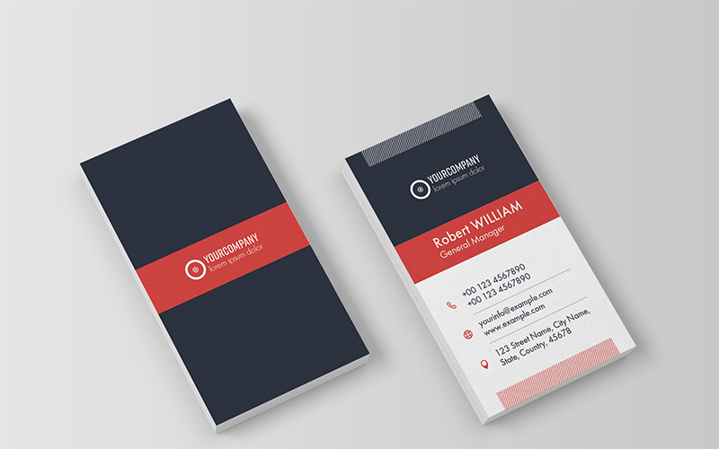 Download Фирменный стиль "Business Card Layout with Red Accents - Corporate Identity Template" / Business Card Layout with Red Accents - Corporate Identity Template - Фирменный стиль на тему графика business,card,clean,company,corporate,creative,design,elegant,marketing,minimalist,modern,personnel,photo,unique,visiting,style,print,template
