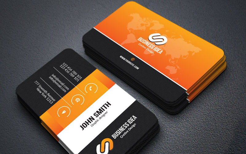 Colour Full Business card - Corporate Identity Template