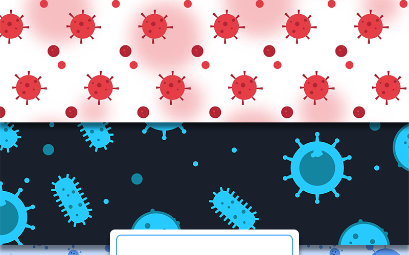Gratis stridande Coronavirus packmönster