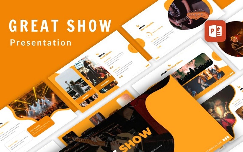 Презентация организатора мероприятий Great Show PowerPoint