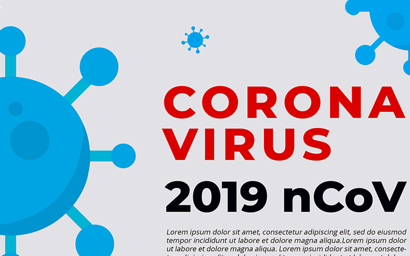 Ingyenes Coronavirus Alert Flyer - Vállalati-azonosság sablon