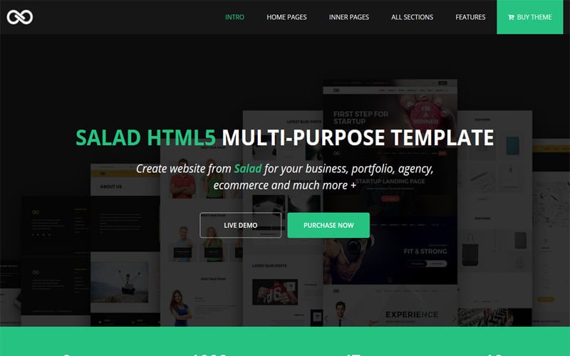 Salad – Multipurpose HTML Website Template