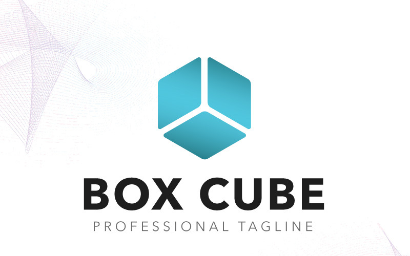 Download Шаблон логотипа "Box Cube Logo Template" / Box Cube Logo Template - Шаблон логотипа на тему графика abstract art box business company concept corporate cube design element geometric graphic hexagon icon idea identity illustration internet logo logotype