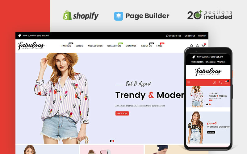 Fabulous Fashion Store Shopify Theme