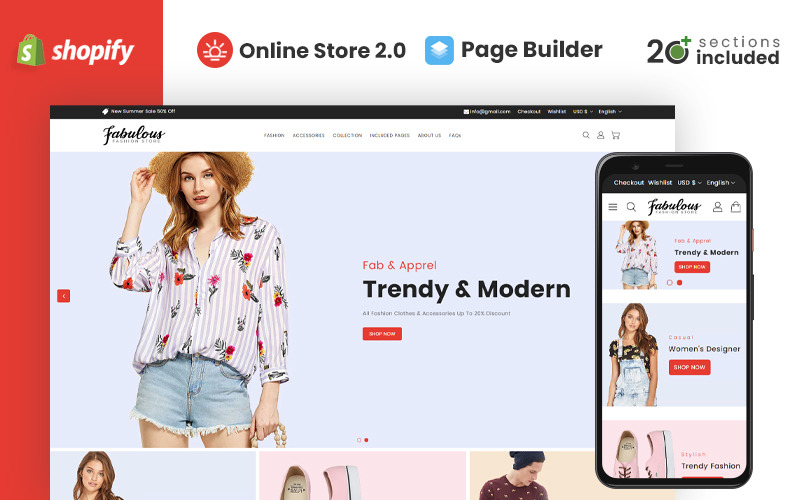 Fabulous Fashion Store Shopify Theme