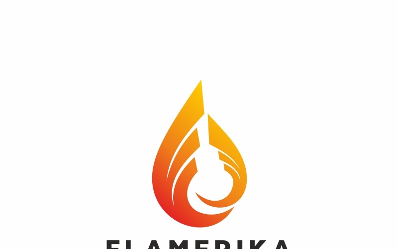 Download Шаблон логотипа "Flame Drop Logo Template" / Flame Drop Logo Template - Шаблон логотипа на тему графика active alcohol beverage blue drink drop of water droplet editable logo template vector energetic energy fire flame foil gasoline grunge