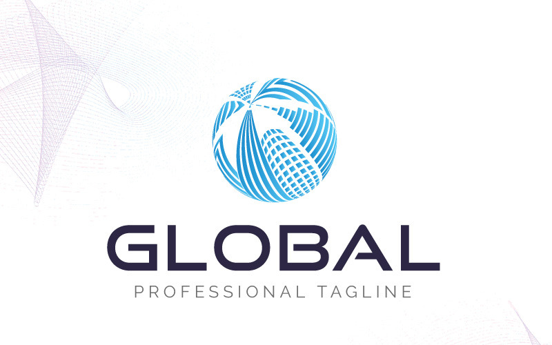 Download Шаблон логотипа "Global Logo Template" / Global Logo Template - Шаблон логотипа на тему графика abstract agency agent agents apparel application brand branding business clean clothing club community company concept cool corporation creative forum game