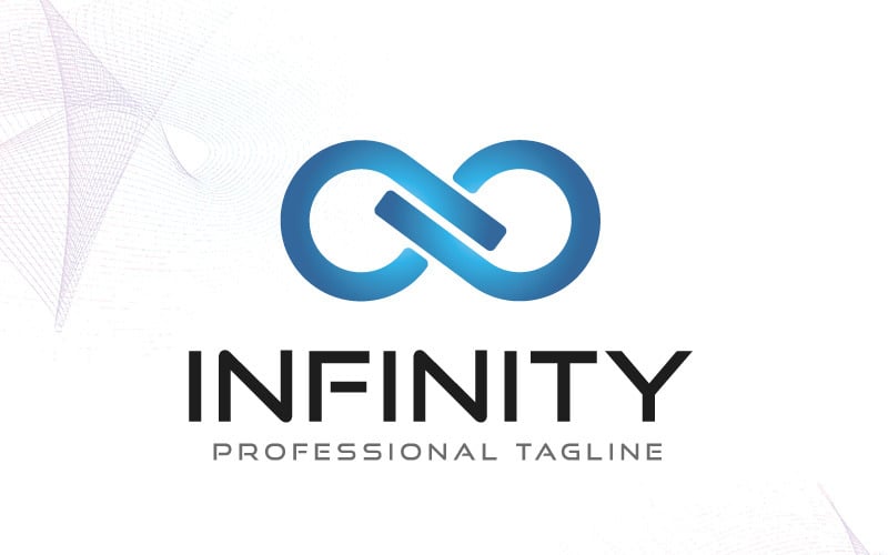 Modello di logo infinito