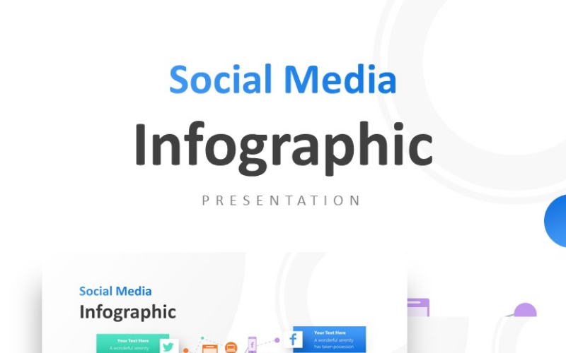 Modelo de PowerPoint de apresentação de smartphone de mão segurando