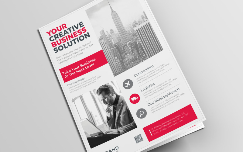 Download Фирменный стиль "Brand - Flyer Vol_61 - Corporate Identity Template" / Brand - Flyer Vol_61 - Corporate Identity Template - Фирменный стиль на тему графика flyer corporate corporate creative flyer travel business card card liflet computer internet stationery id kit blue hi-quality official symple green