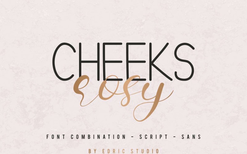 Cheeks Rosy Font