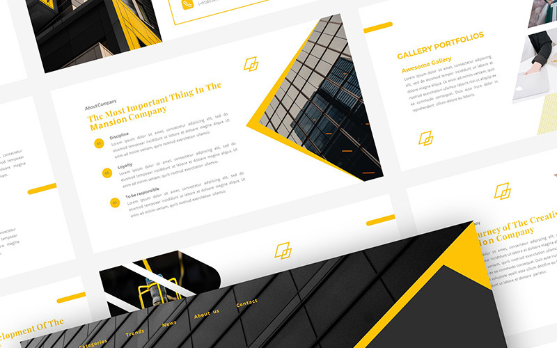 HERENHUIS PowerPoint-sjabloon