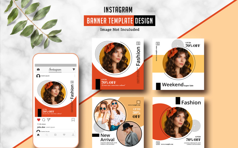 Sistec Instagram Banner közösségi média sablon