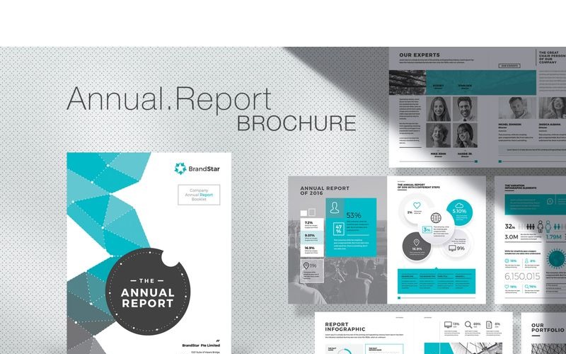 Download Фирменный стиль "Annual Report - Corporate Identity Template" / Annual Report - Corporate Identity Template - Фирменный стиль на тему графика 