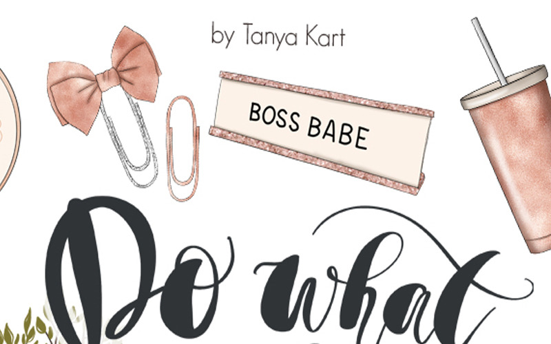 Download Иллюстрация "Do What You Love Clipart - Illustration" / Do What You Love Clipart - Illustration - Иллюстрация на тему графика planner stickers fashion illustration watercolor clipart girl afro babe boss planning life handdrawn graphics sublimation site texture bloging working