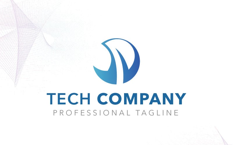 Plantilla de logotipo de tecnología