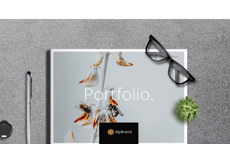 Download Фирменный стиль "Portfolio Brochure 01 - Corporate Identity Template" / Portfolio Brochure 01 - Corporate Identity Template - Фирменный стиль на тему графика 