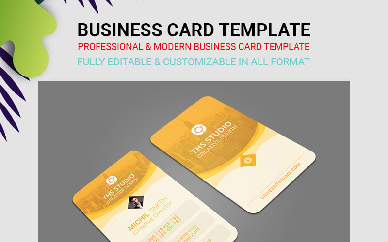 professional and modern Business Card - Corporate Identity Template