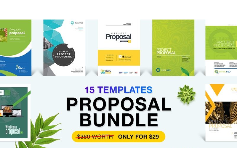 Download Фирменный стиль "Proposal Bundle - Corporate Identity Template" / Proposal Bundle - Corporate Identity Template - Фирменный стиль на тему графика 
