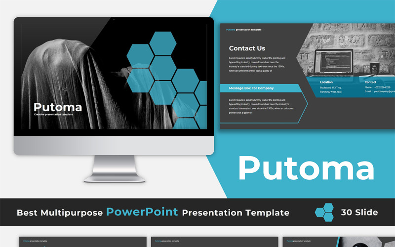 Putoma - Presentation PowerPoint template