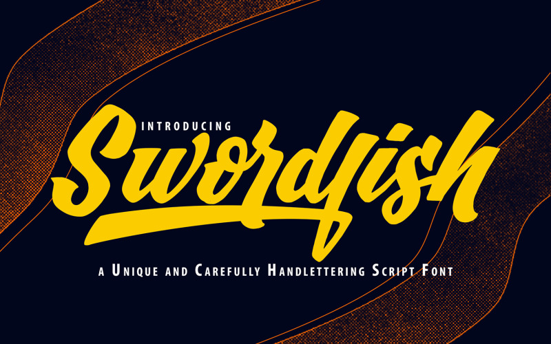 Download Шрифт "SwordFish | Unique Handlettering Cursive Font" / SwordFish | Unique Handlettering Cursive Font - Шрифт на тему графика lettering,script,font,vector,letter,typography,calligraphy,vintage,handlettering,design,type,decorative,background,text,handwritten,label,tag,card,retro,sign