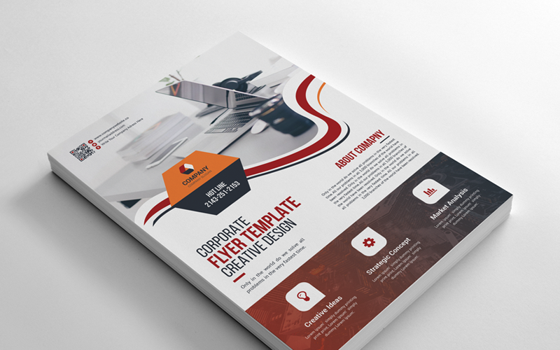 Download Фирменный стиль "Business Flyer - Corporate Identity Template" / Business Flyer - Corporate Identity Template - Фирменный стиль на тему графика psd flyer corporate liflet computer internet stationery poster id kit blue hi-quality official sample business logo professional modern art standard