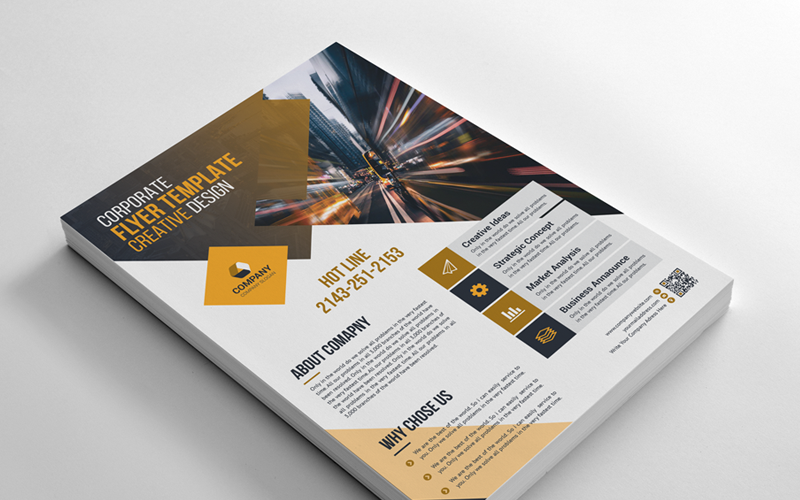 Download Фирменный стиль "Business Flyer - Corporate Identity Template" / Business Flyer - Corporate Identity Template - Фирменный стиль на тему графика psd flyer corporate liflet computer internet stationery poster id kit blue hi-quality official sample business logo professional modern art standard