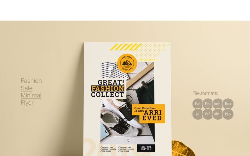 Fashion Sale Minimal Flyer/Poster - Corporate Identity Template