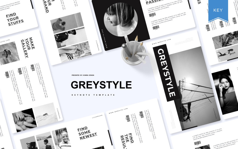 Greystyle - Keynote sablon