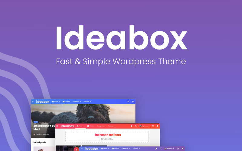 Ideabox - Blog en tijdschrift WordPress-thema