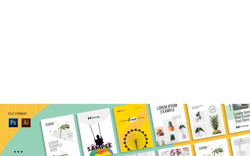 Download Фирменный стиль "10 Minimal Posters - Corporate Identity Template" / 10 Minimal Posters - Corporate Identity Template - Фирменный стиль на тему графика 