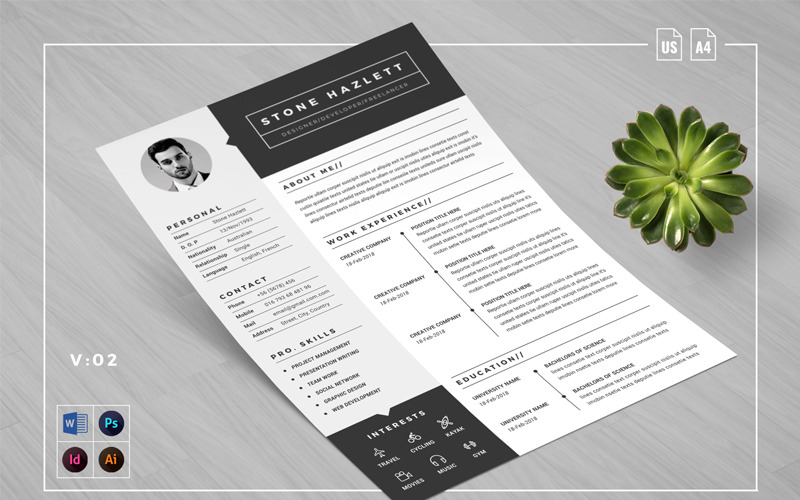 Pages Pack CV-sjabloon
