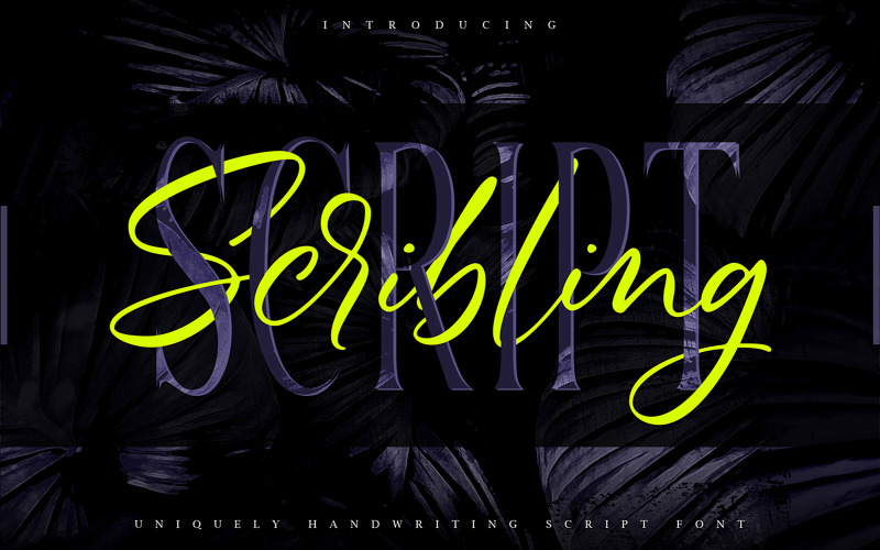 Download Шрифт "Scribbling | Uniquely Handwriting Cursive Font" / Scribbling | Uniquely Handwriting Cursive Font - Шрифт на тему графика handwriting,script,casual,informal,cursive,handwritten,packaging,smooth,invitation,sign,painting,elegant,graceful,upright,connected,unique,feminine,logotype,fonts,signature