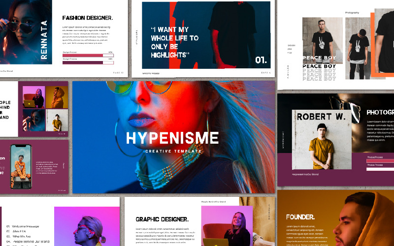 Hypenisme-Präsentation - Keynote-Vorlage